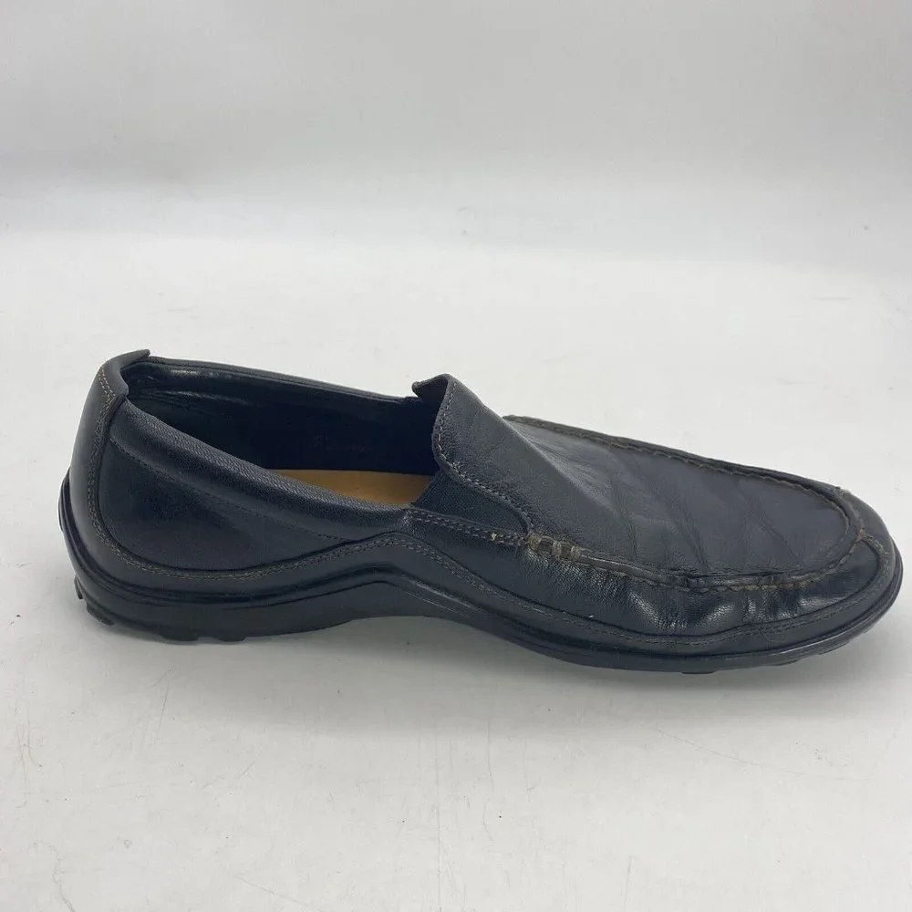 Cole Haan Shoes Mens Loafers 11 M Leather Tucker Venetian Slip On C03557 Black‎
